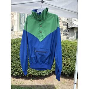 Vintage 80s Powderhorn Mountaineering Jacket Men Size XL Pullover Front Pouch